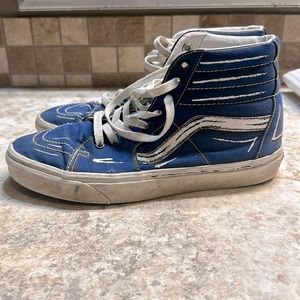 Vans Unisex Sk8-Hi Skate Shoe (9 M US, 10.5 W US) Blue